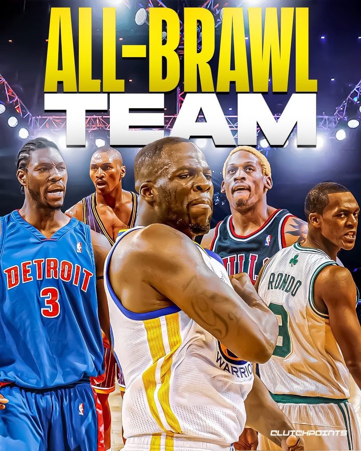 pg电子游戏攻略-美媒晒NBA最强斗殴阵容 追梦&amp;大本&amp;阿泰&amp;罗德曼&amp;隆多在列